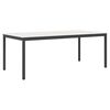 vidaXL Mesa de jantar Branco 200 x 100 x 75 cm