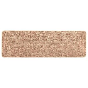 vidaXL Passadeira MARSA Amarelo 80 x 250 cm Poli&eacute;ster e PVC