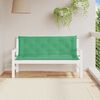 vidaXL Almofadões banco jardim 2 pcs 150x50x7cm tecido oxford verde