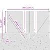 vidaXL Poste de Cerca Cinzeto 25 x 1,6 m (malha de 13 mm) A&ccedil;o e PVC
