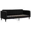 vidaXL Sof&aacute;-cama 80x200 cm veludo preto