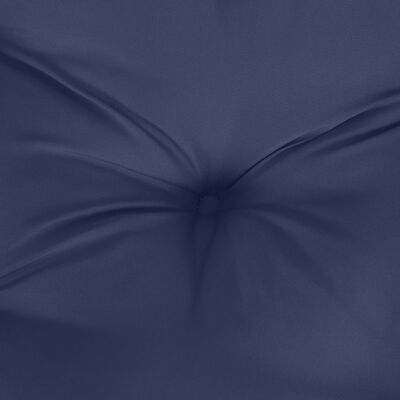 vidaXL Almofadões p/ sofá de paletes 2 pcs tecido oxford azul-marinho