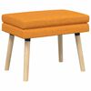 vidaXL Banco de Camadas Duplas Amarelo Escuro 60 x 40 x 46 cm Tecido