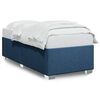 vidaXL Estrutura de cama sem colch&atilde;o 100x200 cm tecido azul