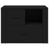 vidaXL Mesa de cabeceira 60x36x45 cm derivados de madeira preto