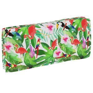 vidaXL Almofada Floral Multicolor 120 x 50 x 12 cm Tecido Oxford