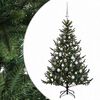 vidaXL &Aacute;rvore de Natal artificial com bolas 120 cm 150 LED