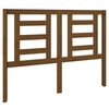 vidaXL Cabeceira de cama 126x4x100 cm pinho maci&ccedil;o castanho mel