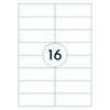 rillprint R&oacute;tulos/etiquetas autocolantes 105x37 mm 1000 Folhas branco