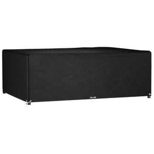 vidaXL Capa p/ mobili&aacute;rio de jardim 12 ilh&oacute;s 230x165x80 cm retangular