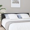vidaXL Cabeceira de cama 200x1,5x80 cm derivados de madeira preto