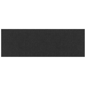 vidaXL Cabeceira de Parede 12 unid. 90 x 30 cm Preto tecido