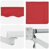 vidaXL Toldo Retr&aacute;til El&eacute;trico Vermelho 3,5 x 2 m
