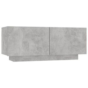 vidaXL Mesa de cabeceira derivados de madeira cinzento cimento