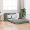 vidaXL Sof&aacute;-Cama 110cm Cinza Escuro Veludo