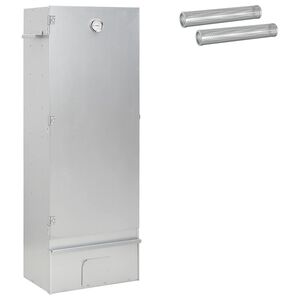 vidaXL Forno Fumador 3 unid. 44,5 x 29 x 110 cm A&ccedil;o galvanizado
