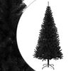 vidaXL &Aacute;rvore de Natal artificial com suporte 240 cm PVC preto