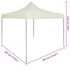 vidaXL Tenda dobr&aacute;vel 3 x 3 m creme