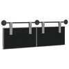vidaXL Cabeceira Suspensa Cinzento-claro 150 x 55 x 7 cm Veludo