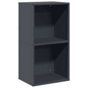 vidaXL Suporte para lenha 40x30x75 cm a&ccedil;o laminado a frio antracite
