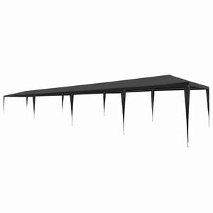 vidaXL Tenda para festas 3x12 m PE antracite