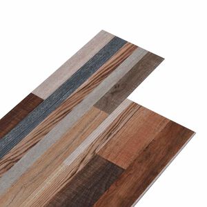 vidaXL Pranchas de Piso Multicolor 5,26 m&sup2; 18 unid. PVC