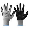 vidaXL Luvas de Trabalho 24 unid. Cinza e Preto 9 / l Poli&eacute;ster