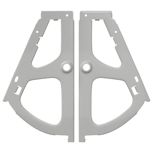 vidaXL Dobradi&ccedil;a de Gaveta Flip 12 pcs Prateado 235 x 155 x 30 mm