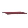 vidaXL Toldo retr&aacute;til Borgonha 600 &times; 300 cm Poli&eacute;ster