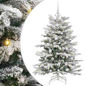 vidaXL &Aacute;rvore de Natal Articulada Artificial Branco 150 cm PE e PVC