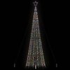 vidaXL &Aacute;rvore de Natal LED com Spikes 1534 LEDs Coloridos 500 cm