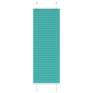 vidaXL Gasolina verde Plissada Cega 40x100 cm Largura Tecido 39,4 cm