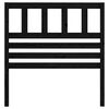 vidaXL Cabeceira de cama 96x4x100 cm pinho maci&ccedil;o preto