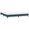 vidaXL Estrutura de cama sem colch&atilde;o 180x210 cm veludo azul-escuro