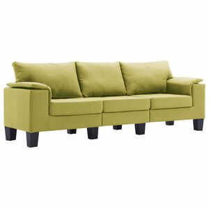 vidaXL Sof&aacute; Verde tecido