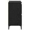 vidaXL Aparadores 3 pcs Carvalho Preto 60 x 35 x 70 cm