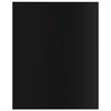 vidaXL Prateleiras para estante 4 pcs 40x50x1,5cm contraplacado preto
