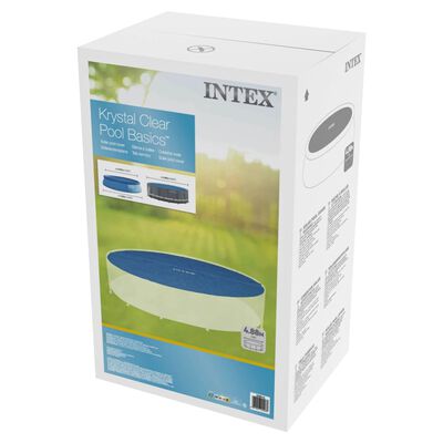 Intex Cobertura para piscina solar 470 cm polietileno azul