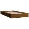 vidaXL Estrutura cama pequena solteiro 75x190 cm madeira castanho mel