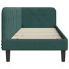 vidaXL Estrutura de Cama de Canto Verde Escuro 80 x 200 cm Veludo
