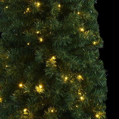 vidaXL Árvore de Natal fina com 300 luzes LED 270 cm