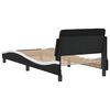 vidaXL Estrutura de cama Dover couro artificial 90x190cm