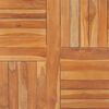 vidaXL Tampo de mesa quadrado 90x90x2,5 cm madeira de teca maci&ccedil;a