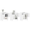 vidaXL Aparadores 3 pcs madeira processada branco