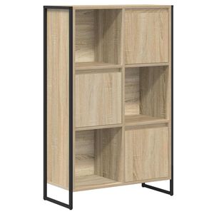 vidaXL Gabinete de Livros Sonoma 68 x 30 x 108,5 cm Madeira processada
