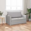 vidaXL Sof&aacute;-Cama 110cm Cinza Nuvem tecido