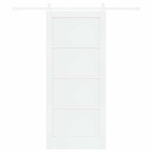 vidaXL Porta Deslizante Branco 86 x 198,5 cm