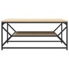 vidaXL Mesa de centro Carvalho Sonoma 90 x 50 x 40 cm