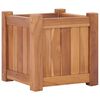 vidaXL Vaso/floreira 30x30x30 cm madeira de teca maci&ccedil;a