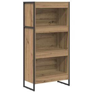 vidaXL Gabinete de Livros 60 x 30 x 121 cm Derivados de Madeira